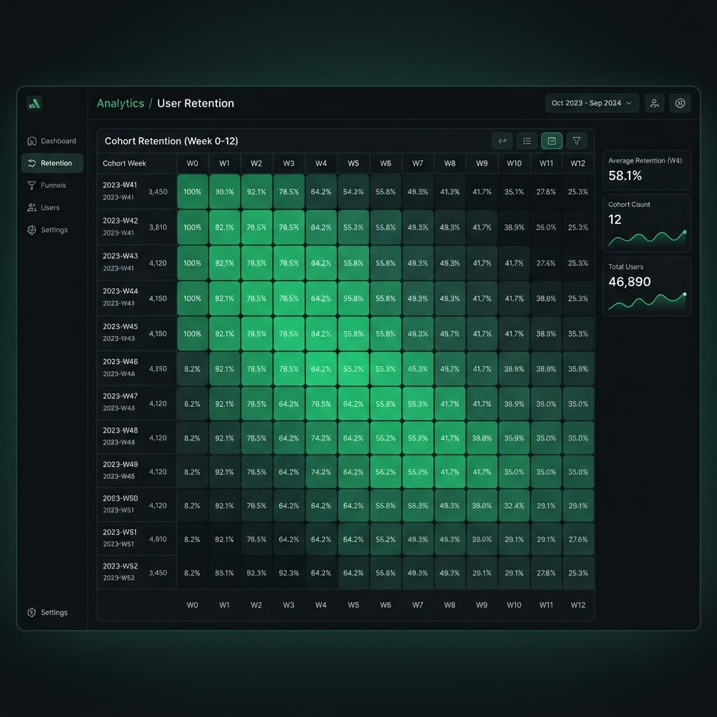 The Meridian demo site, a revenue analytics dashboard